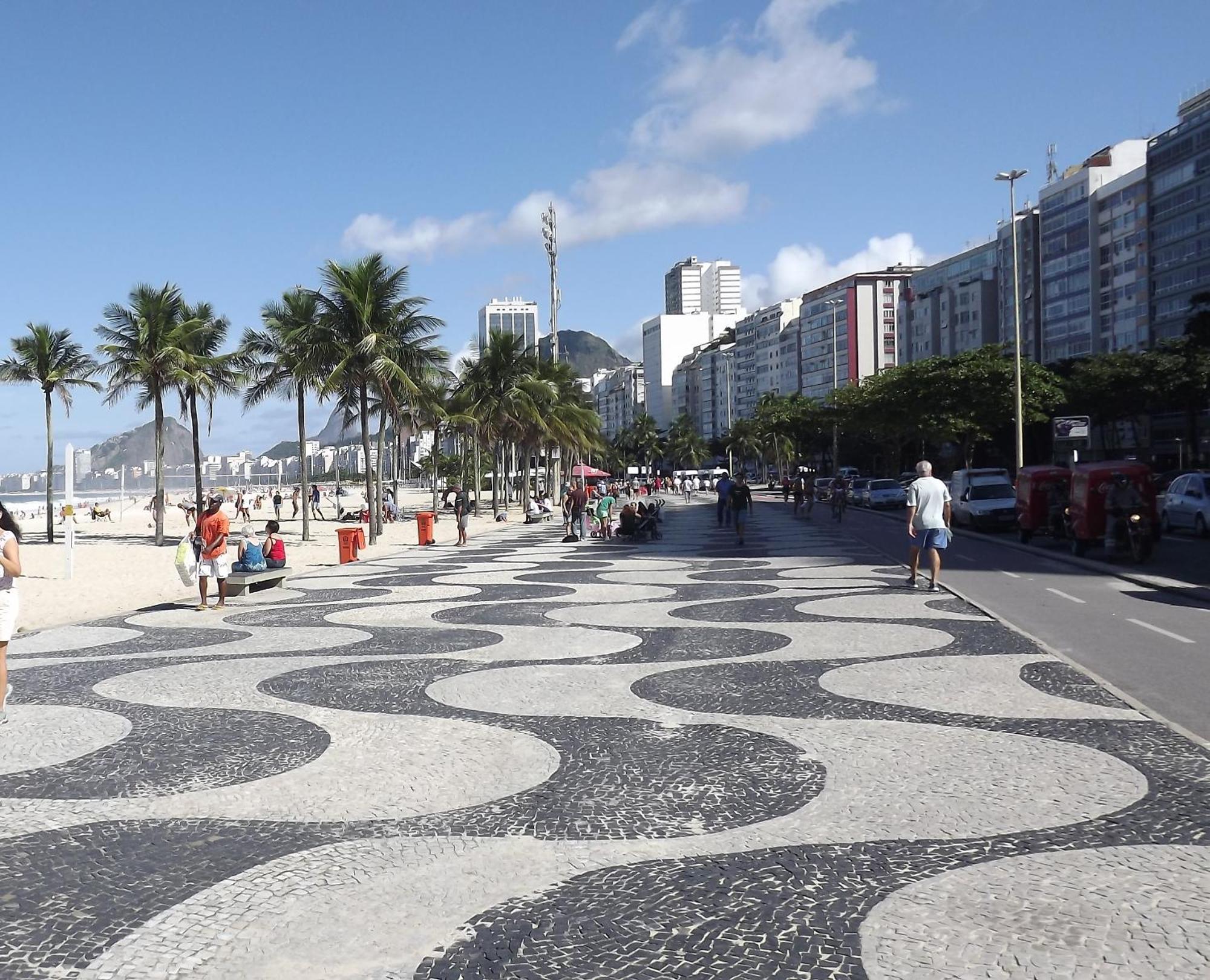 Vista Lateral Mar Copacabana Ρίο ντε Τζανέιρο Εξωτερικό φωτογραφία